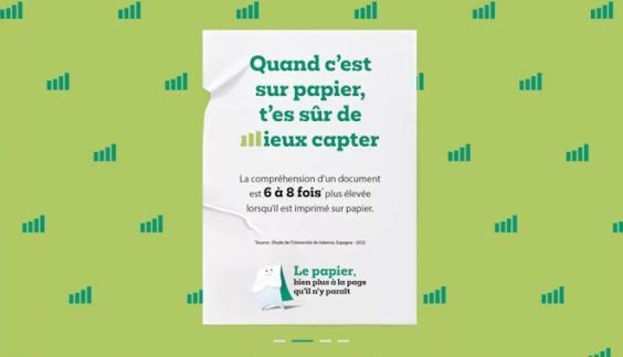 Papier et environnement : efficacité