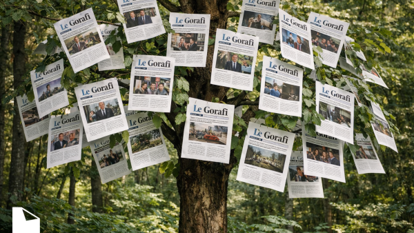Le Gorafi découvre le papier 